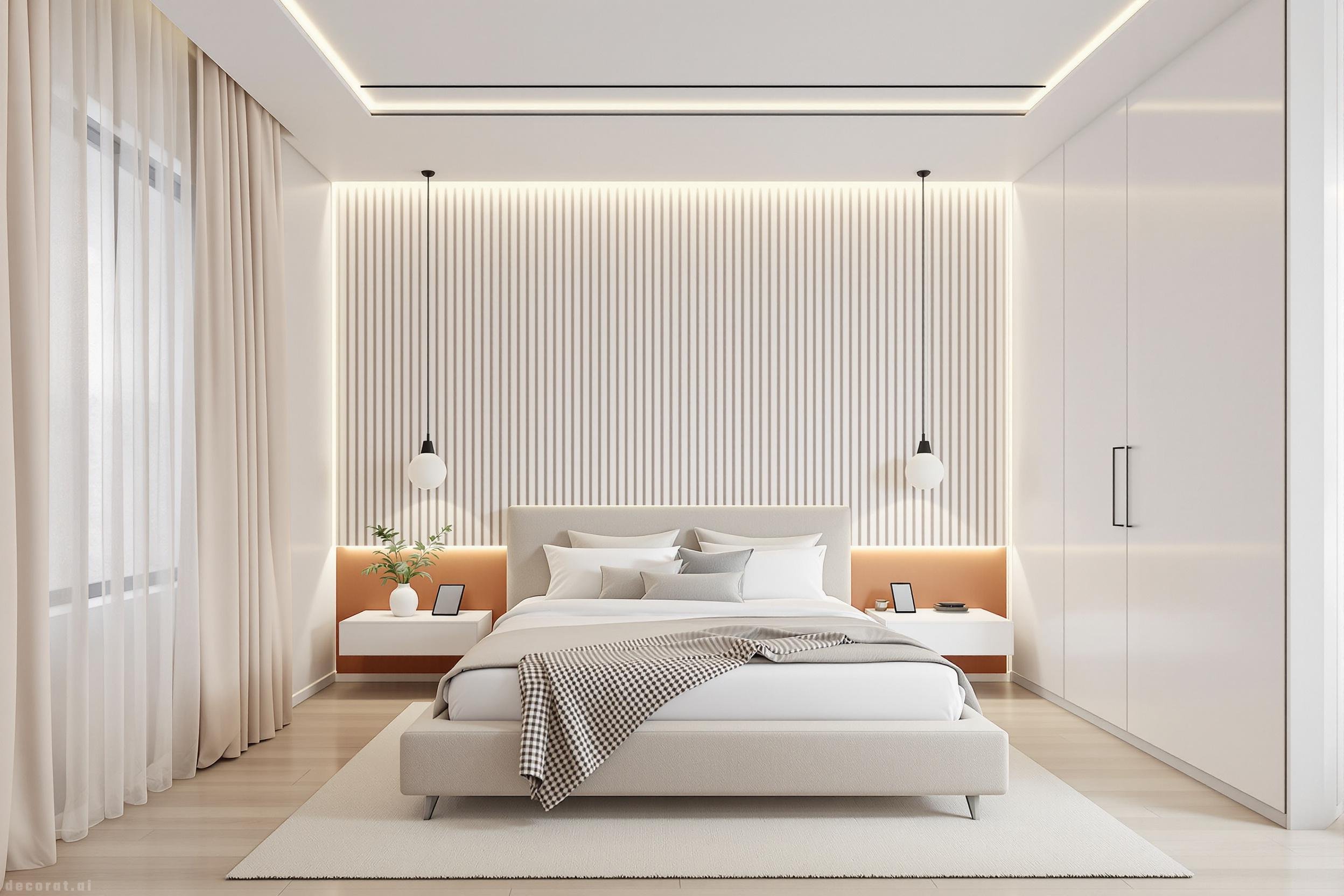 minimalist modern Bedroom